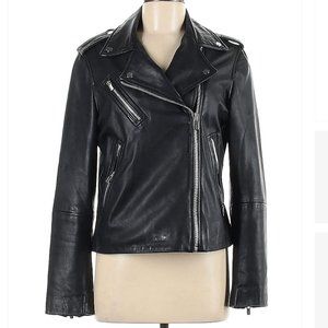 Mango Leather Jacket (M)